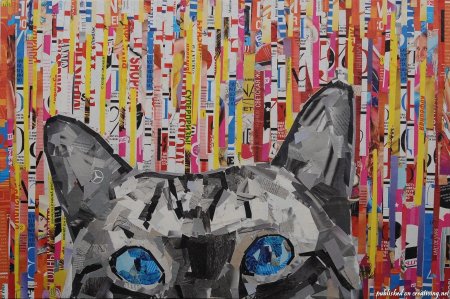 Коллаж из журнальных вырезок