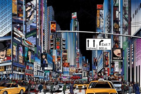 Город из комиксов