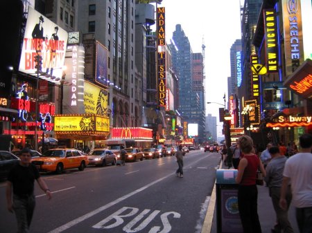 Бродвей Нью-Йорк