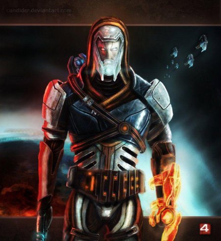 Mass Effect кварианец