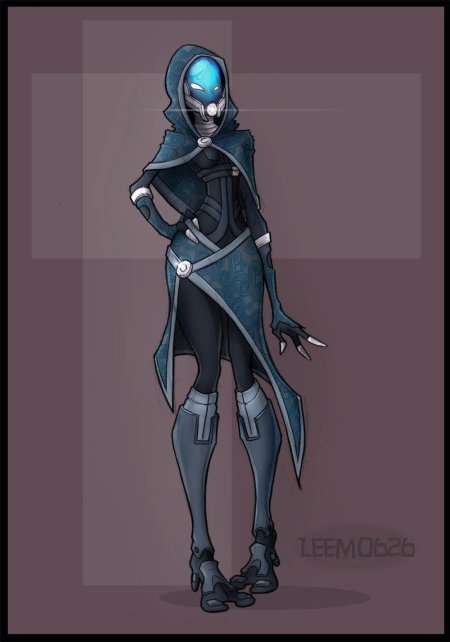 Кварианка масс эффект