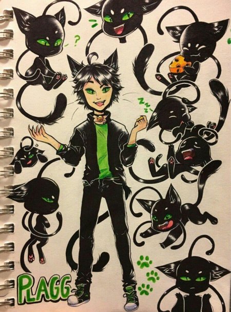 Леди баг и супер-кот Тикки и Плагг