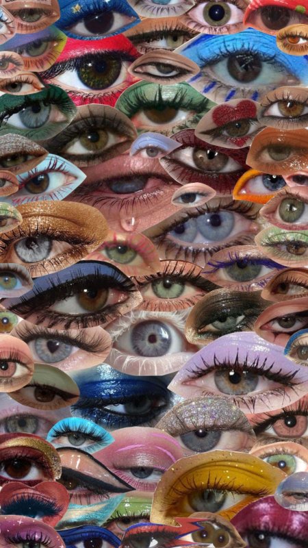 Коллаж из глаз