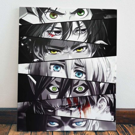 Картина по номерам атака титанов