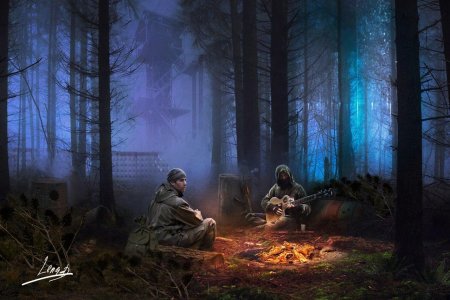 Сталкер привал арт