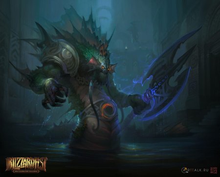Нага-воин варкрафт 3 арт