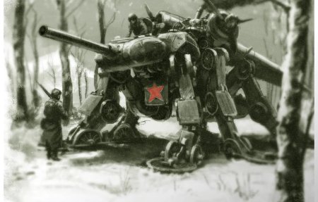 Шагоходы дизельпанк СССР