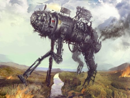 Шагоходы дизельпанк