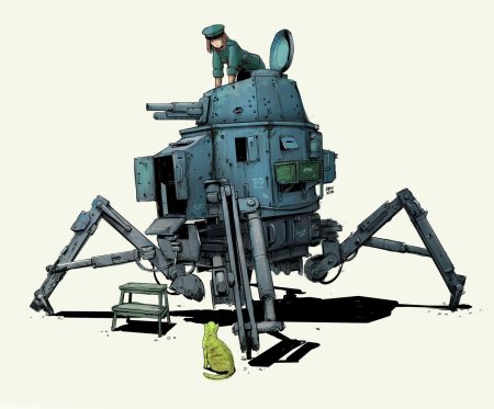 Шагоходы дизельпанк