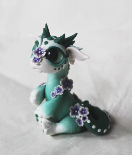 Дракоша из полимерной глины