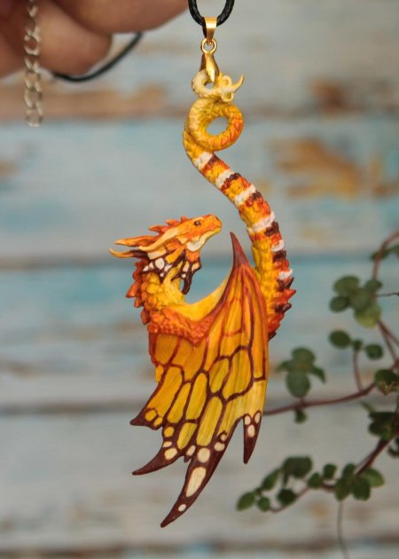 Полимерная глина дракон