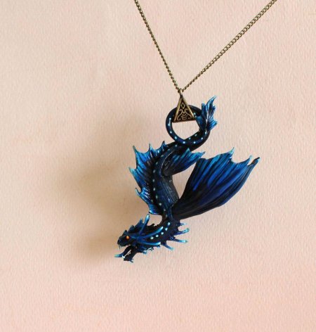 Драконы подвеска полимерная глина