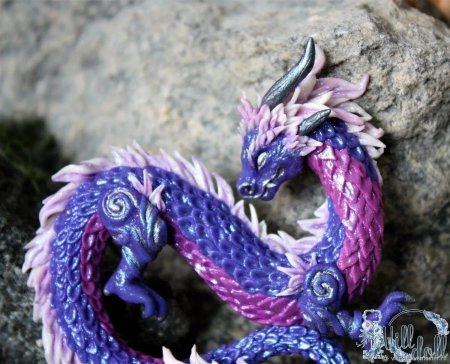 Полимерная глина дракон