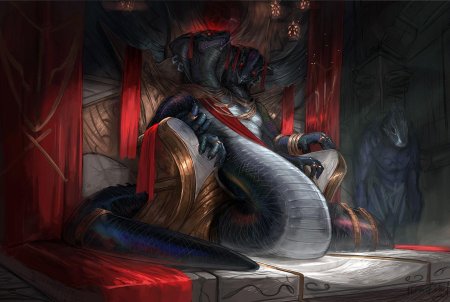 Змеелюди фэнтези арт