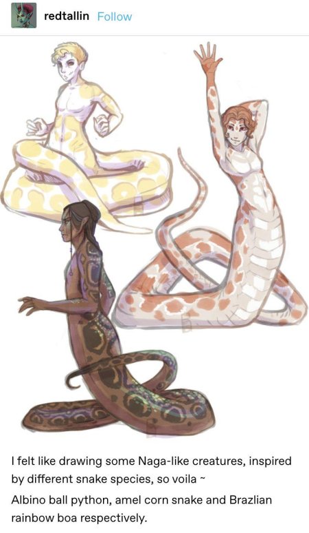 Змея Ламия референс