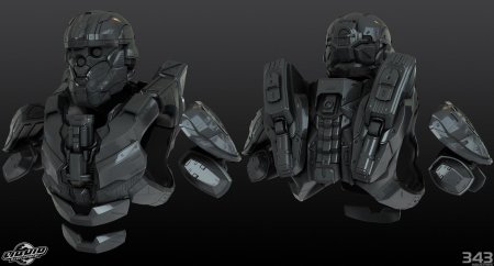 Halo Spartan броня концепт