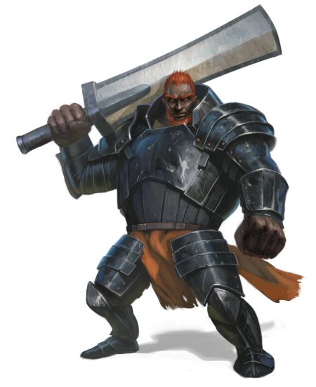 Огненный великан ДНД