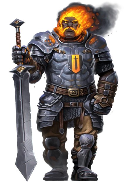 Огненный великан днд