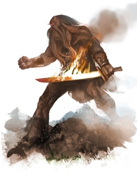 Огненный великан сурт