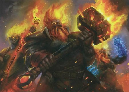 Огненный великан ДНД