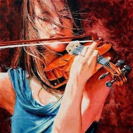 Девушки со скрипкой