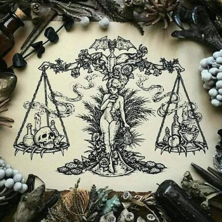 Атрибуты ведьмы