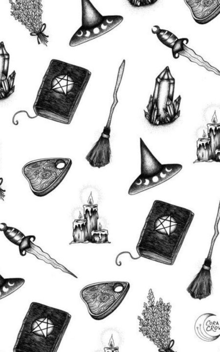 Наклейка ведьма