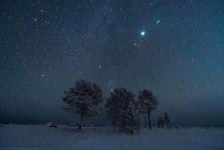 Зимнее ночное небо