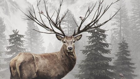 Скандинавский олень Эйктюрнир