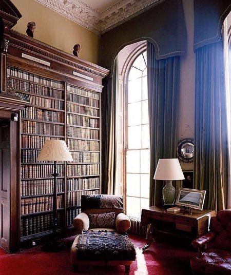 Библиотека в английском стиле