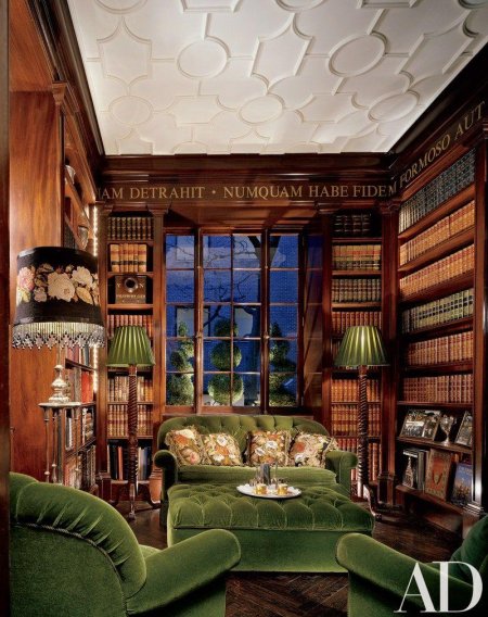 Библиотека в английском стиле