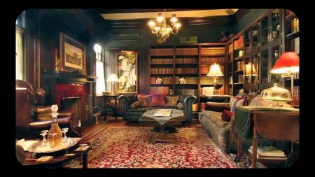 Библиотека в английском стиле