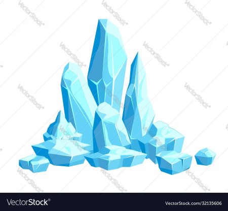 Ледяные глыбы вектор