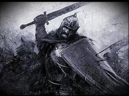 Славянский воин с мечом