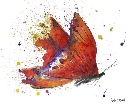 Акварельные бабочки