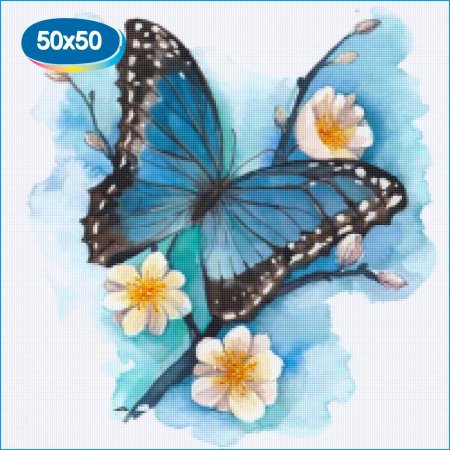 Бабочка на цветке