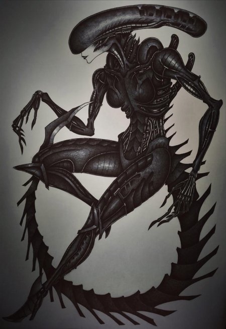 Гигер женщина Ксеноморф