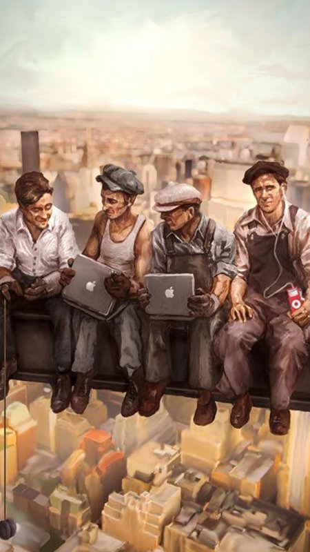 Картина Строитель