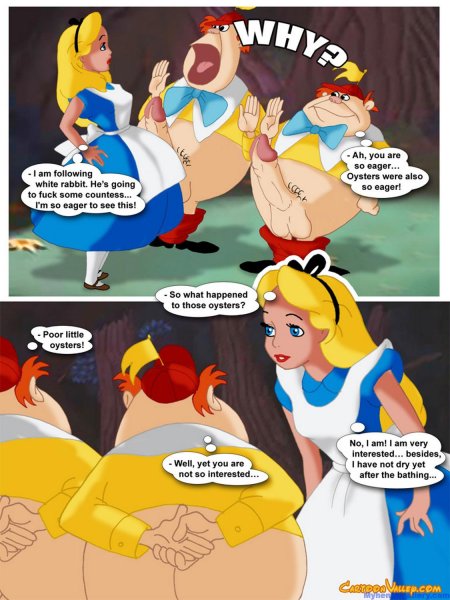 Алиса в стране чудес эротические комиксы