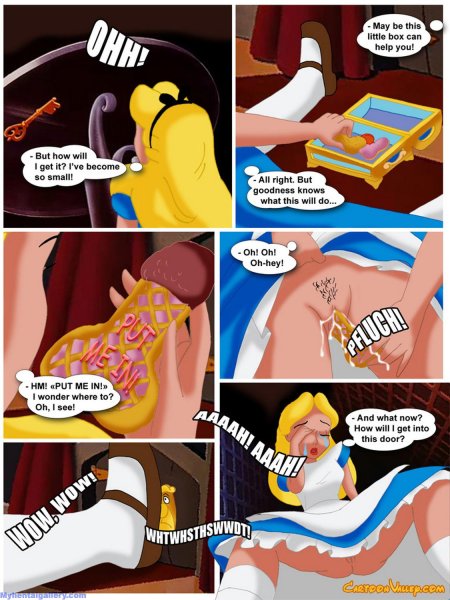 Алиса в стране чудес комиксы xxx