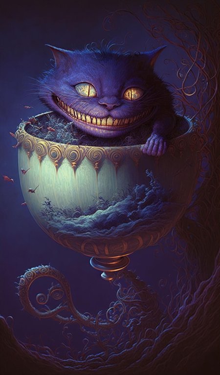 Чеширский кот нейросеть