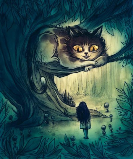 Алиса и Чеширский кот