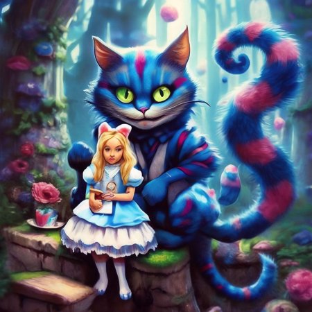 Алиса в стране чудес кот