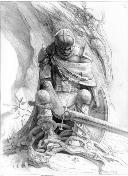 Рыцарь карандашом