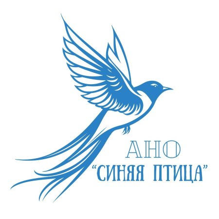 Синяя птица вектор