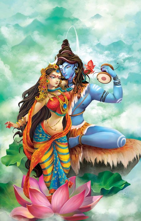 Богиня Кали Шива Шакти