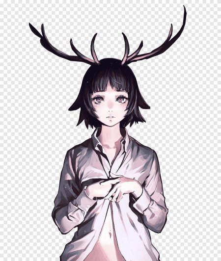 Девушка олень