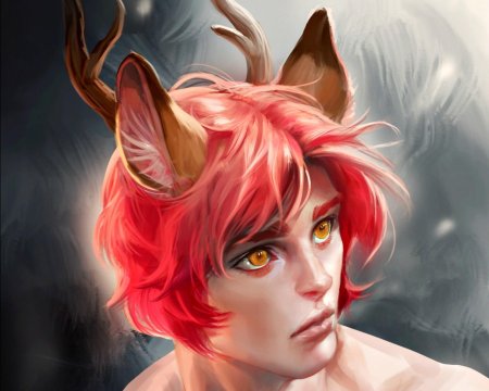 Эльф с рогами