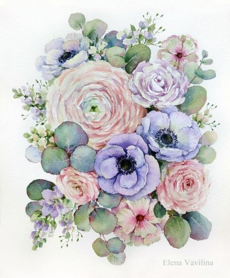 Елена Вавилина акварель