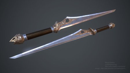 Меч скимитар фэнтези